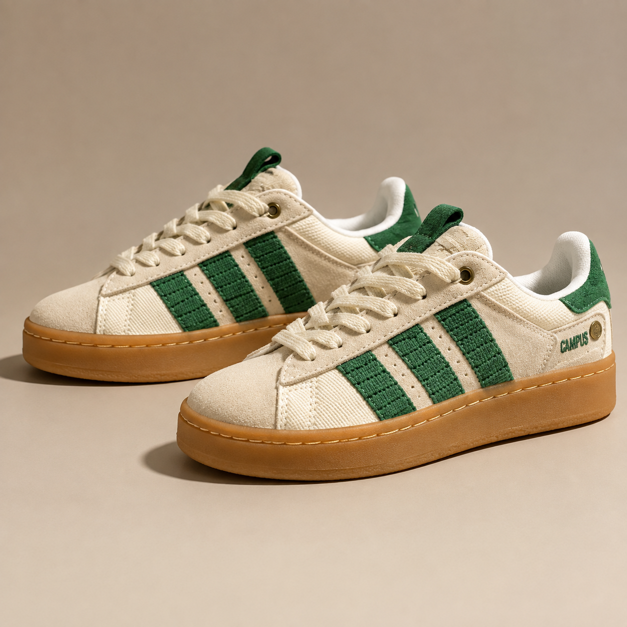 Baskets basses rétro classiques – Chaussures streetwear décontractées à 3 bandes