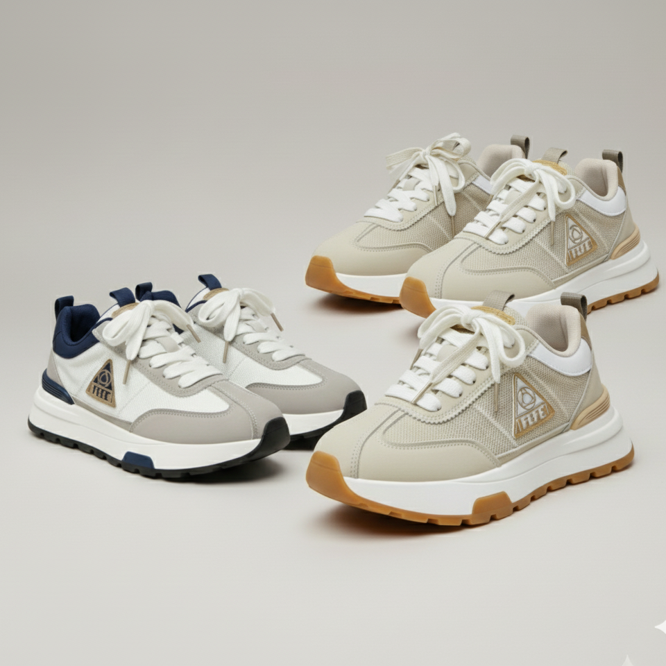 أحذية رياضية رجالية: راحة طوال اليوم، نعل وسطي سميك ومبطن.