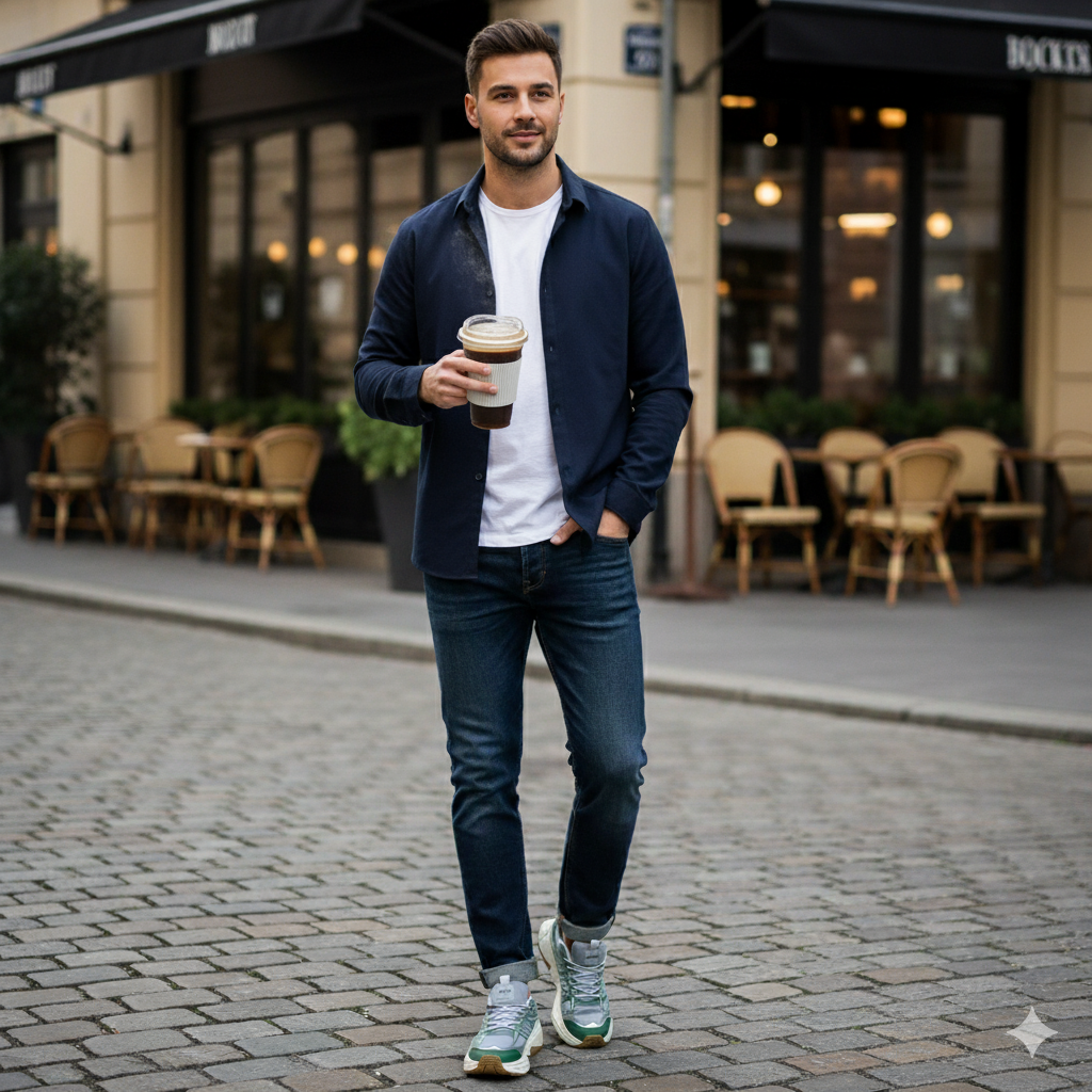 Men’s Chunky Mesh Sneakers: Cooler Feet, Thick Midsole