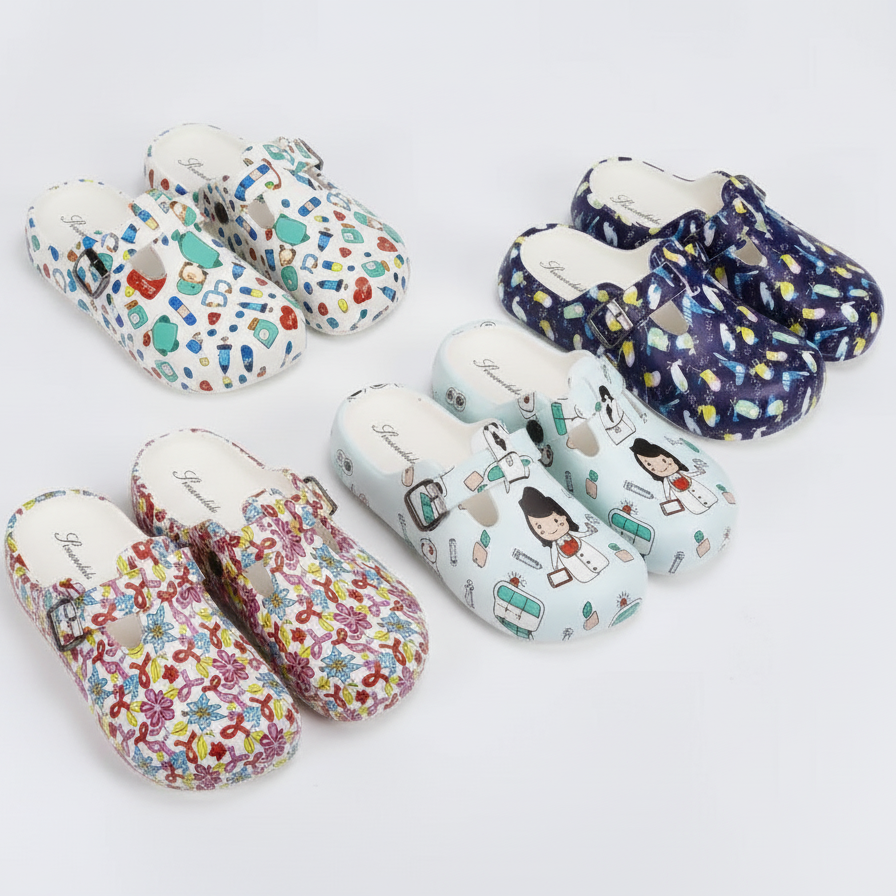 أحذية كلوغ ممتعة وعملية لأبطال الرعاية الصحية