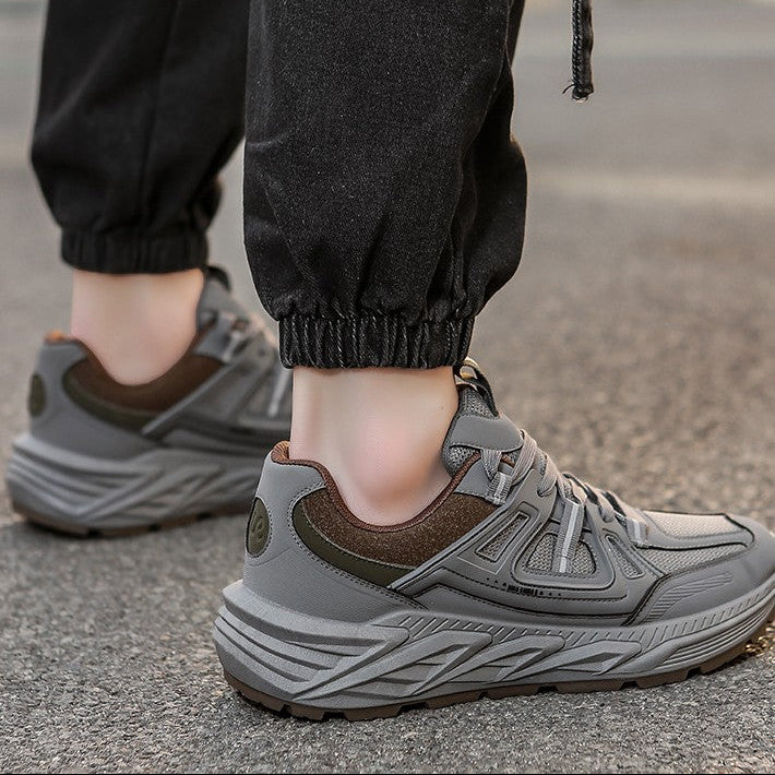 Men’s Thick-Soled Mesh Sneakers – Breathable, Stylish & Comfortable