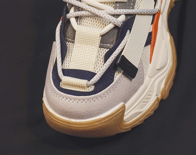 Baskets compensées pour femmes, chaussures décontractées et tendance, semelles épaisses pour la marche et le quotidien