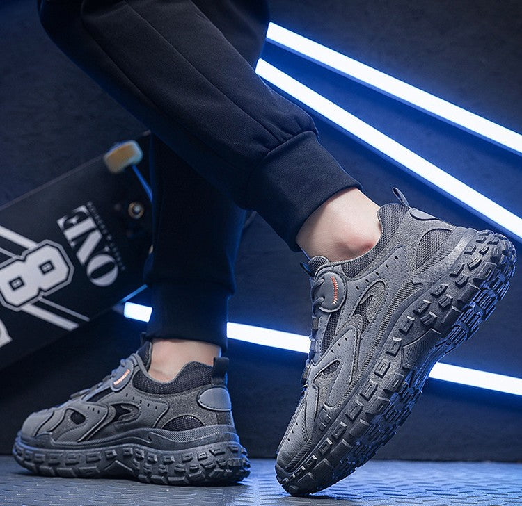 أحذية رجالية قابلة للتنفس - أحذية رياضية آمنة مقاومة للانزلاق والتآكل