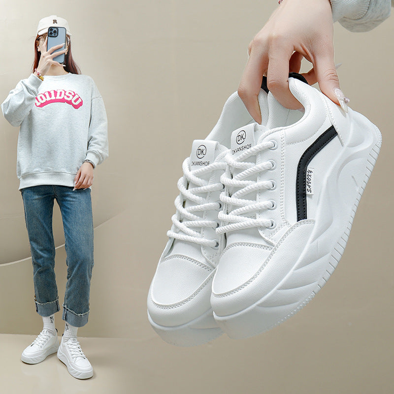 Baskets blanches de style coréen pour l'automne 2025 – Chaussures de sport tendance et décontractées pour femmes