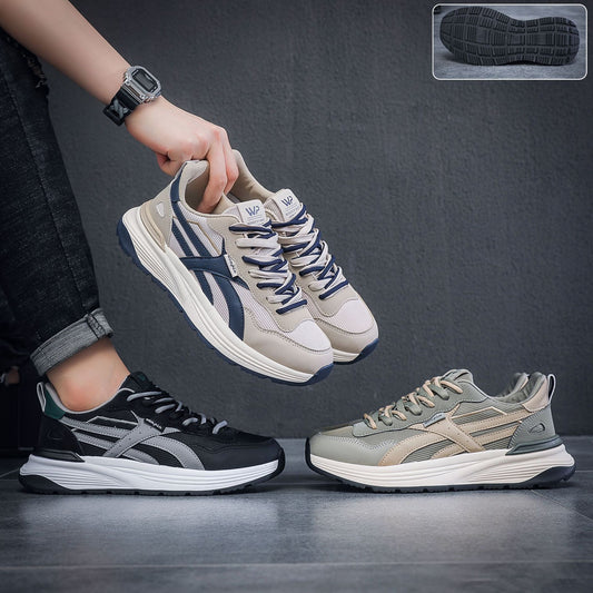 حذاء Eclipse LuxeSport الرياضي: الراحة المتميزة تلتقي بالفخامة الرياضية - تصميم أنيق وجيد التهوية وممتص للصدمات من أجل الرقي اليومي