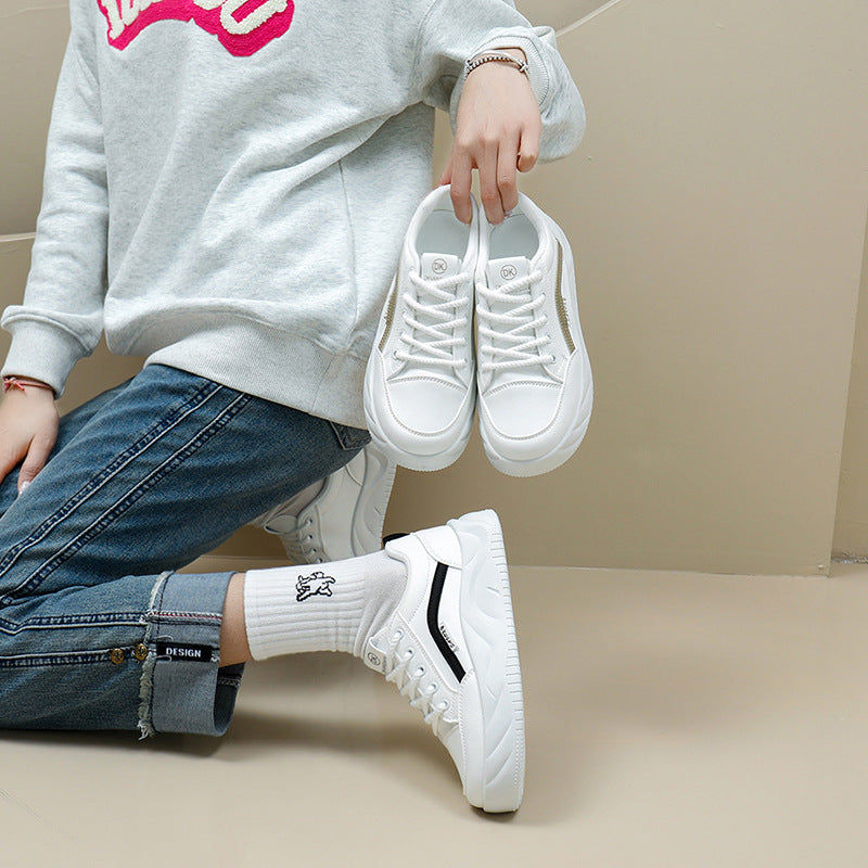 Baskets blanches de style coréen pour l'automne 2025 – Chaussures de sport tendance et décontractées pour femmes