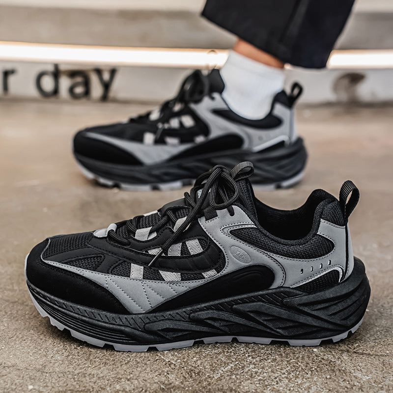 أحذية رياضية رجالية عصرية 2025 - خفيفة الوزن، قابلة للتهوية، ونعل مانع للانزلاق