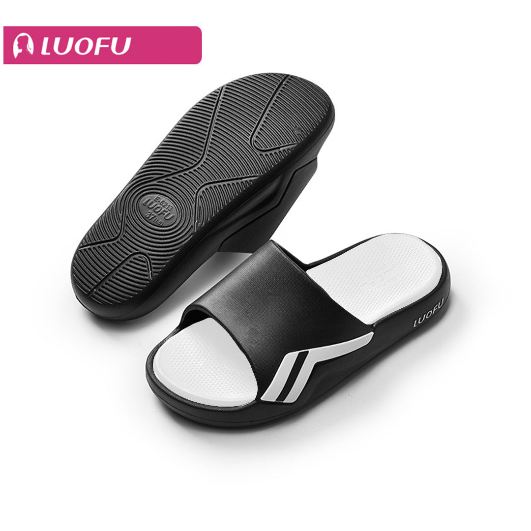 شبشب نسائي رياضي مريح أصلي من Luofu - مقاوم للتآكل، نعل سميك يمتص الصدمات، مريح للزوجين