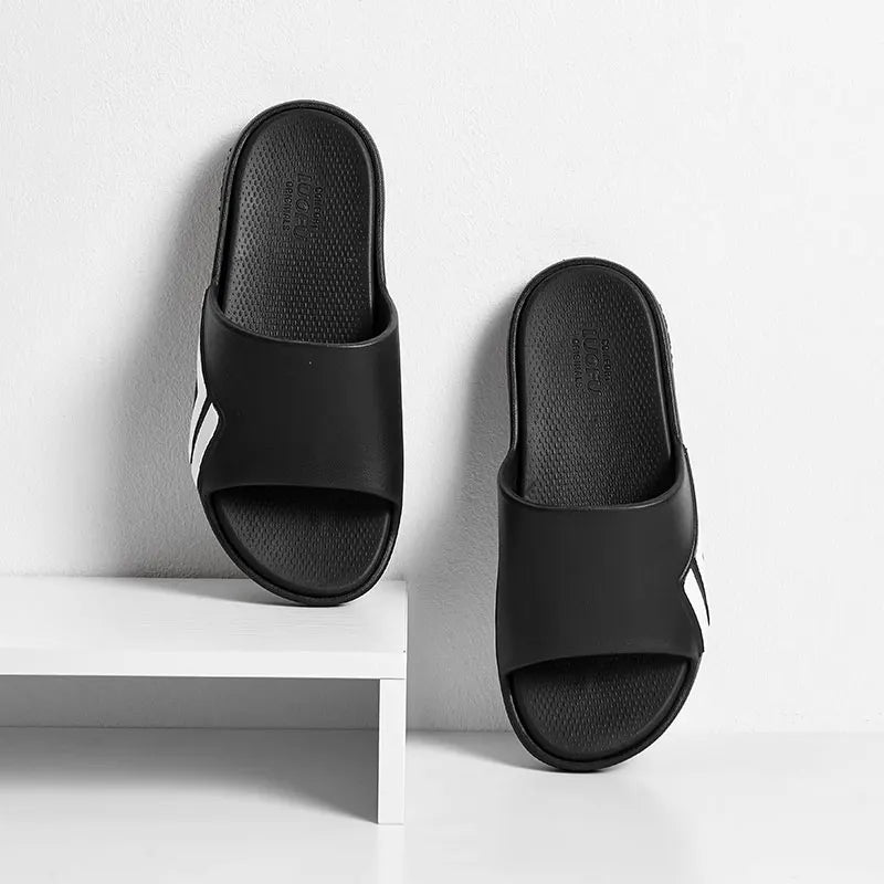 صندل Luofu الأصلي المريح بتصميم وسادة, مقاوم للتآكل, ونعل سميك يمتص الصدمات مريح للجنسين