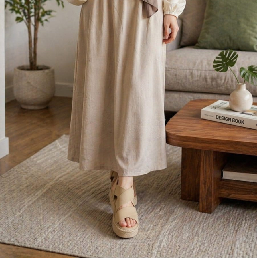 Fashion Women Wedge Sandals Thick Sole Platform Open Toe Casual Shoes
