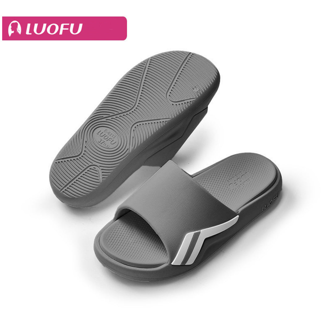 صندل Luofu الأصلي المريح بتصميم وسادة, مقاوم للتآكل, ونعل سميك يمتص الصدمات مريح للجنسين