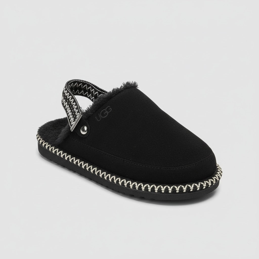 Women’s Suede Slip-On Slippers — Product image: