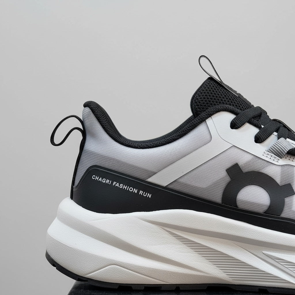 حذاء رياضي رجالي 2025 - حذاء جري كاجوال بنعل سميك وتصميم يسمح بمرور الهواء وقبضة مانعة للانزلاق | مثالي للارتداء اليومي والتمارين الرياضية