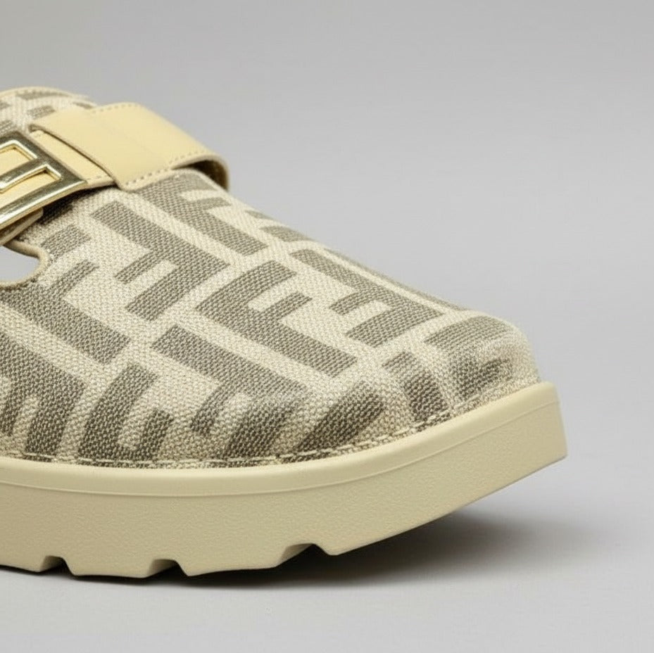 Women’s monogram buckle clog mules — Product image: