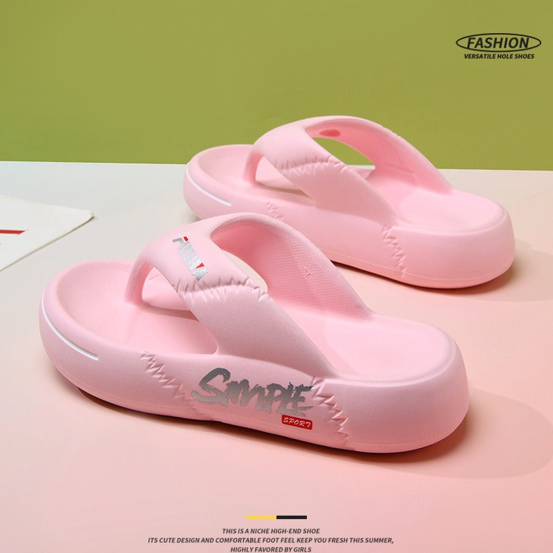 نعال شاطئ من مادة إي في إيه للجنسين - تصميم رياضي فائق النعومة لراحة الصيف