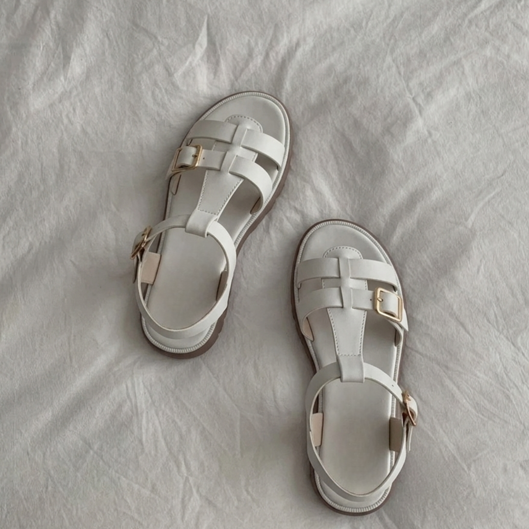 Women's Elegant Buckle Sandals – Timeless Comfort &amp; Style