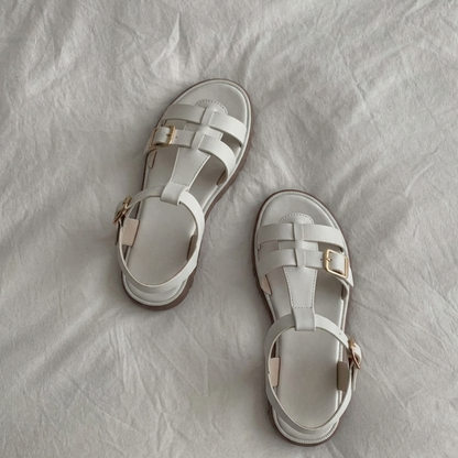 Women's Elegant Buckle Sandals – Timeless Comfort &amp; Style