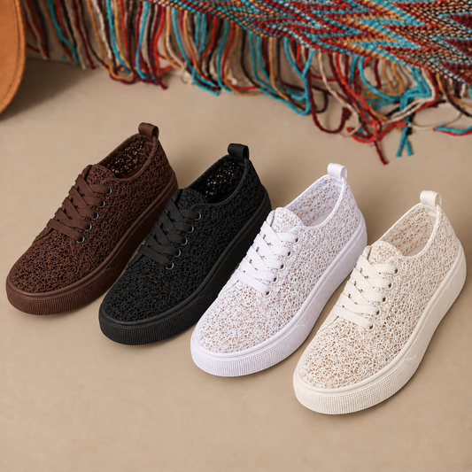 Women’s Lace Sneakers – Elegant Comfort for Everyday Style