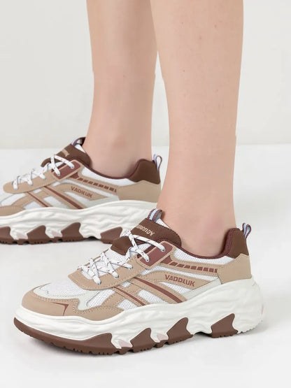 حذاء رجالي ذو نعل سميك لسنة 2025 - أحذية رياضية كاجوال شبكية قابلة للتنفس