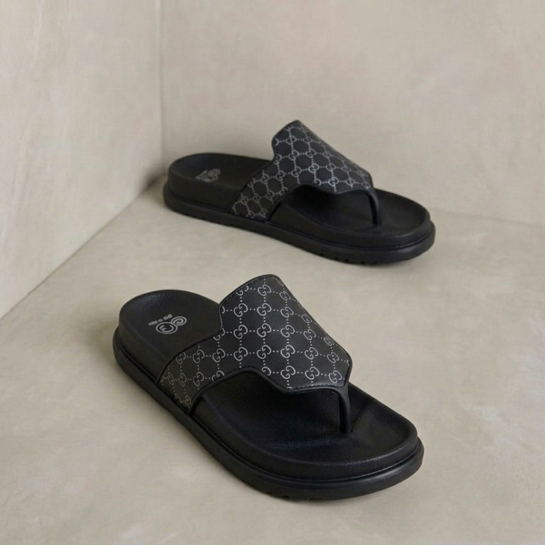 Women's Casual Cross-Strap Platform Slingback Sandals – Soft Suede Comfort SWomen's Lightweight Comfort Toe-Post Slide Sandals – Casual Printed Flat Slipperslides