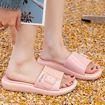 Sandales Luofu originales pour femmes - Orthopédiques confortables, semelle épaisse absorbant les chocs, résistantes à l'abrasion, parfaites pour une utilisation quotidienne en intérieur et en extérieur