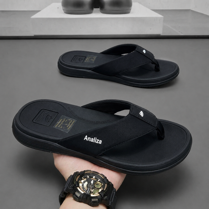 Men’s Comfort Flip-Flop Sandals – Lightweight Casual Beach Slippers