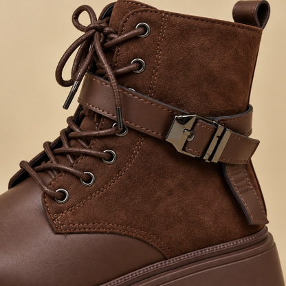 Premium Women’s Lace-Up Ankle Boots – Style, Comfort &Quality