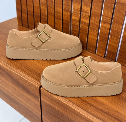 Chaussures à plateforme élégantes en daim – Le confort rencontre le style