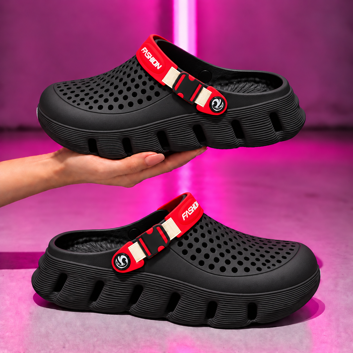 Sabots confort légers pour femmes – Chaussures à enfiler respirantes avec bride réglable, semelle intérieure amortissante et semelle extérieure flexible antidérapante