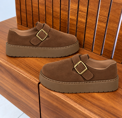 Chaussures à plateforme élégantes en daim – Le confort rencontre le style