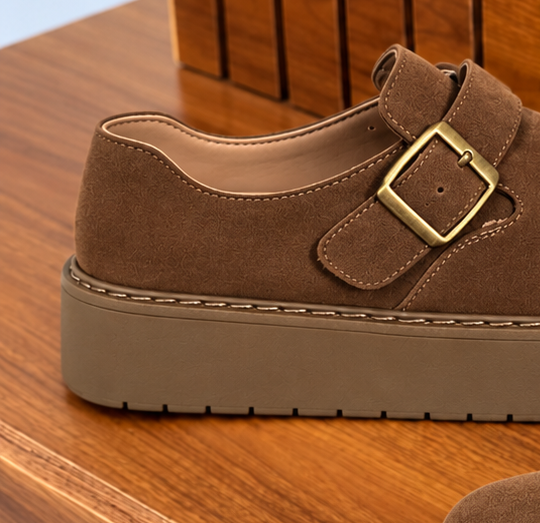 Chaussures à plateforme élégantes en daim – Le confort rencontre le style