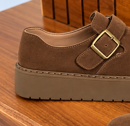 Chaussures à plateforme élégantes en daim – Le confort rencontre le style