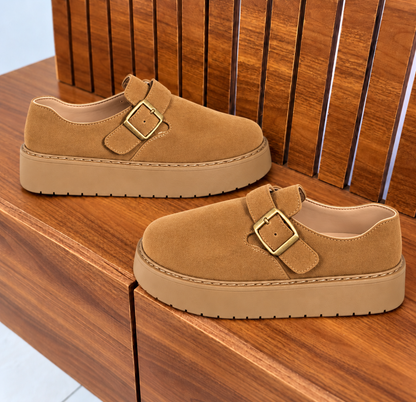 Chaussures à plateforme élégantes en daim – Le confort rencontre le style