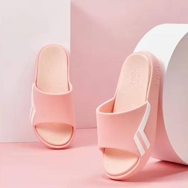 شبشب نسائي رياضي مريح أصلي من Luofu - مقاوم للتآكل، نعل سميك يمتص الصدمات، مريح للزوجين