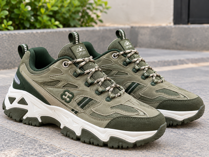 Baskets de sport épaisses pour hommes – Chaussures de course élégantes décontractées et d'extérieur 