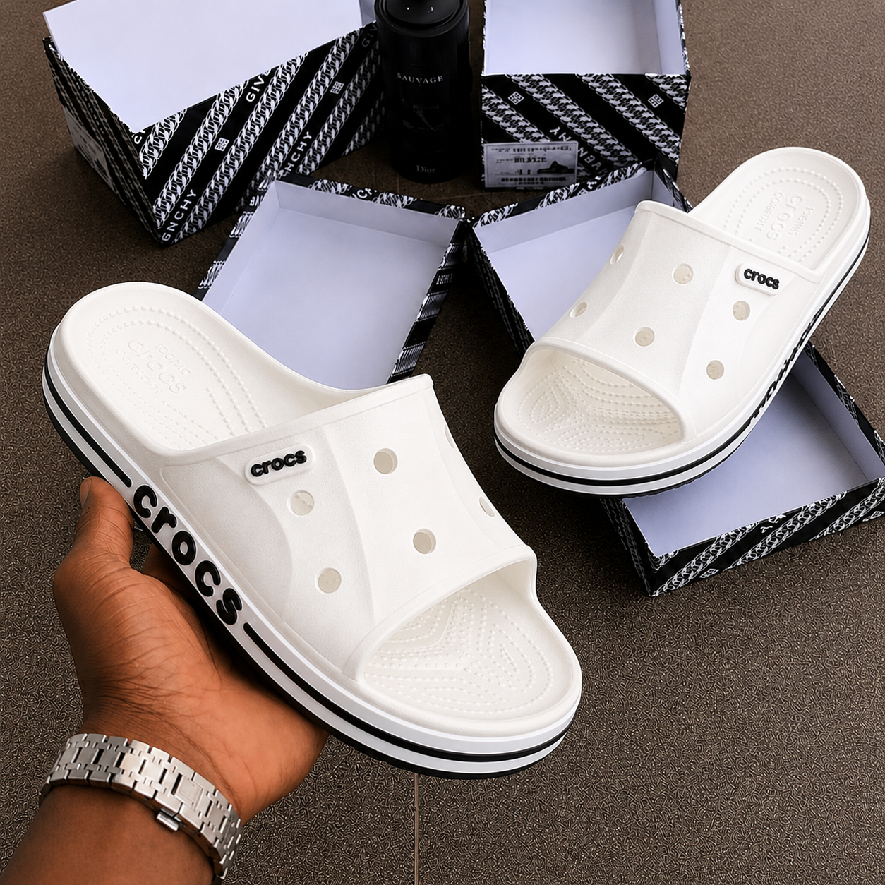 Sandales Confort Légères Homme | Claquettes Décontractées en EVA