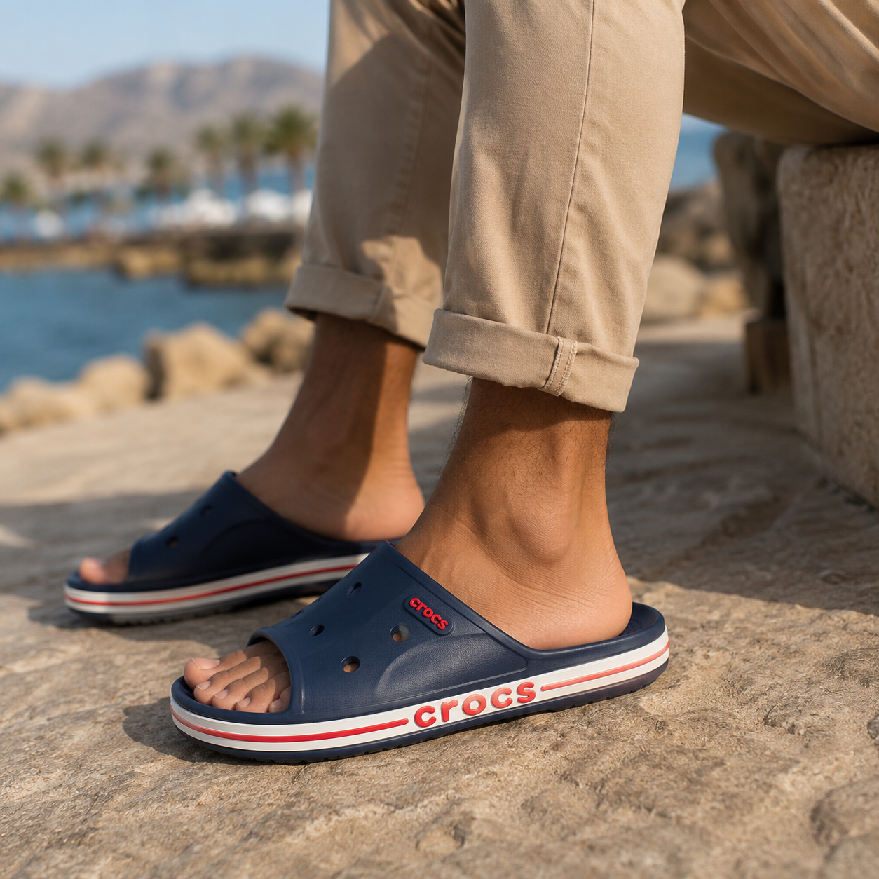 Sandales Confort Légères Homme | Claquettes Décontractées en EVA