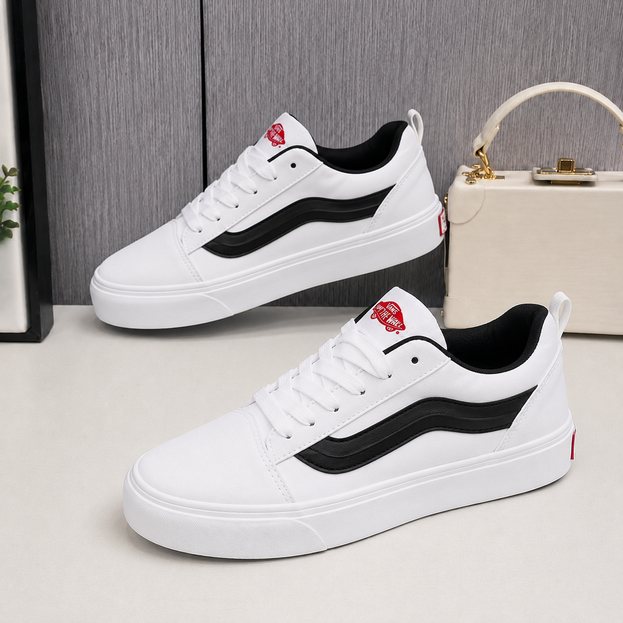 Baskets basses classiques pour femme – Confort quotidien et style intemporel