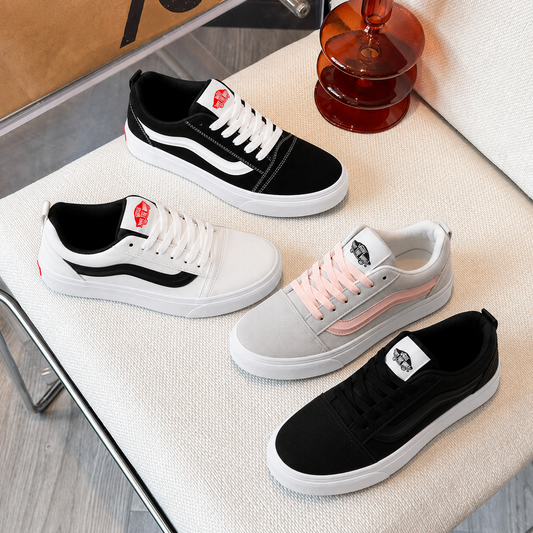Baskets basses classiques pour femme – Confort quotidien et style intemporel