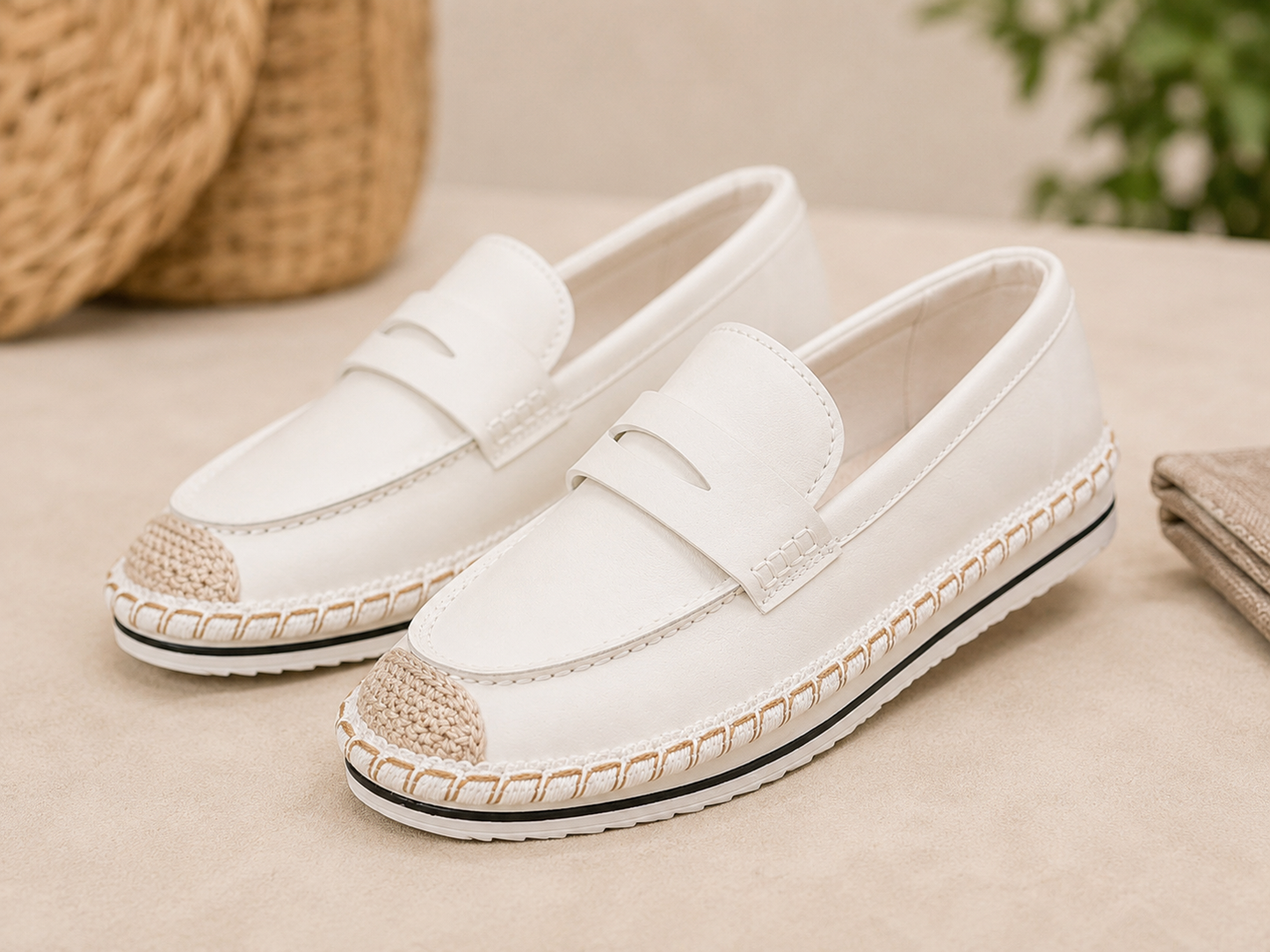 Mocassins décontractés à enfiler pour femmes – Ballerines confortables et légères pour la marche