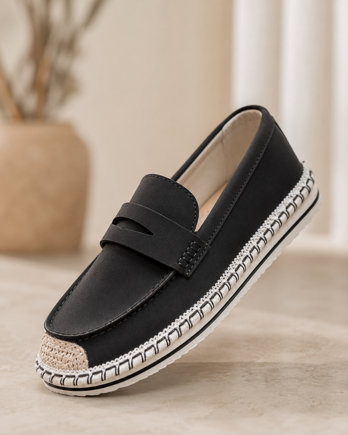 Mocassins décontractés à enfiler pour femmes – Ballerines confortables et légères pour la marche
