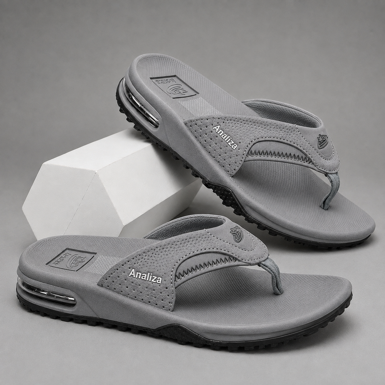 Tongs Confort Premium pour Hommes – Semelle à coussin d'air légère