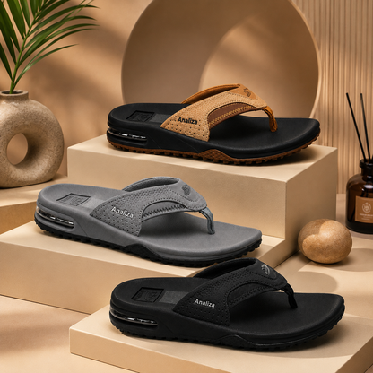 Tongs Confort Premium pour Hommes – Semelle à coussin d'air légère