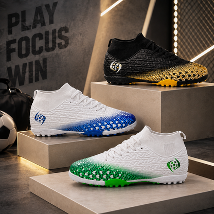 Chaussures de football montantes pour homme – Légères, antidérapantes