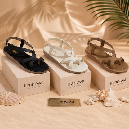 Women’s Flat Casual Sandals – Elegant Summer Open-Toe Comfort Sandals