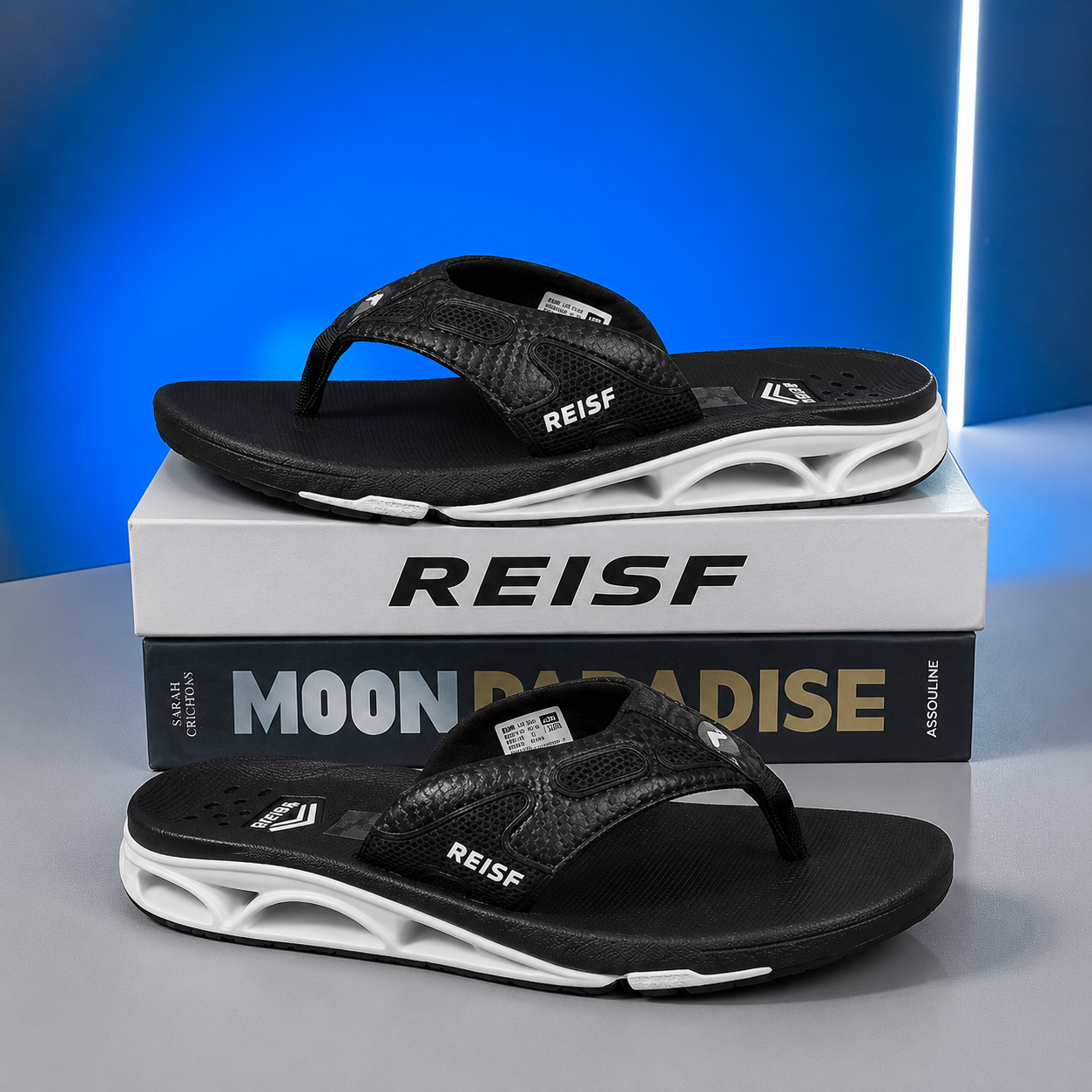 RISE Comfort Grip Men’s Flip-Flop Sandals –Lightweight, Durable &amp; Everyday Wear
