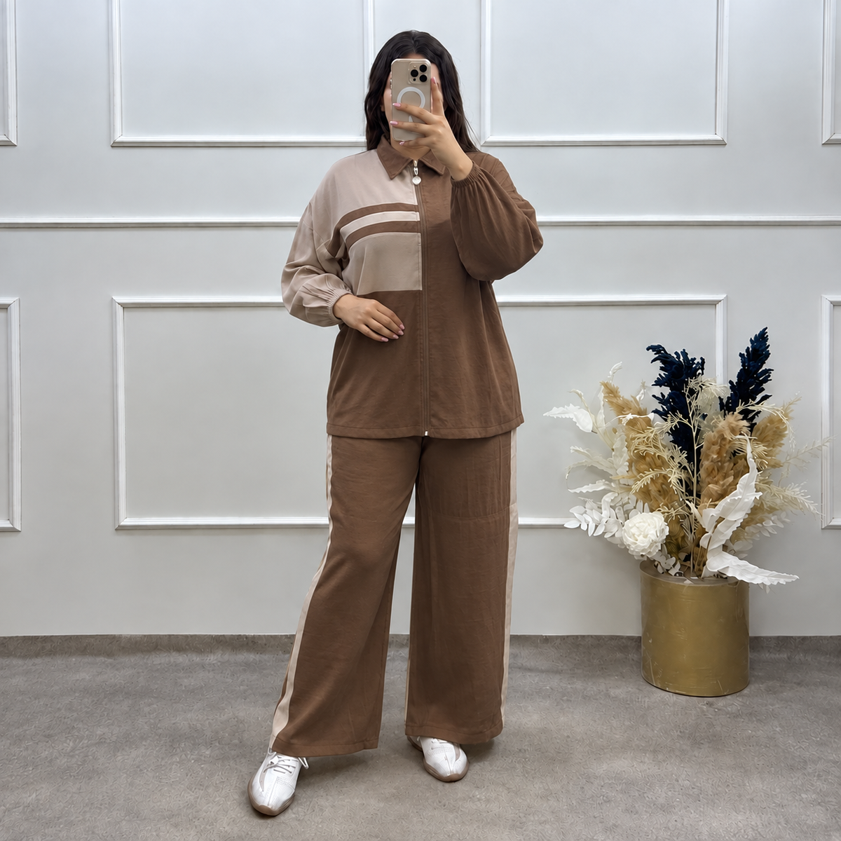 Ensemble deux pièces pour femme – Tenue décontractée à la coupe confortable pour le quotidien, les voyages, le shopping et les sorties stylées