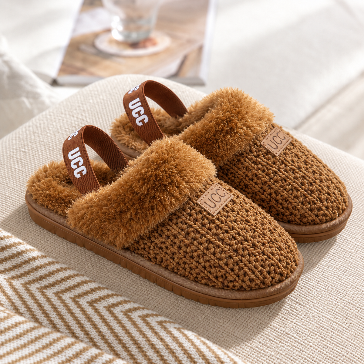 Women’s Cozy Plush Winter Slippers – Soft, Warm & Comfortable