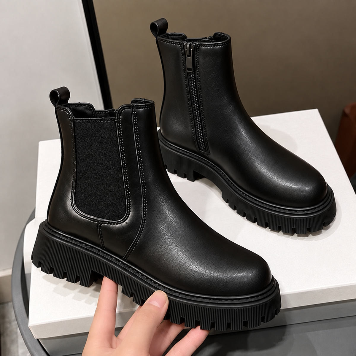 Bottines Chelsea haut de gamme pour femme – Style intemporel et confort au quotidien