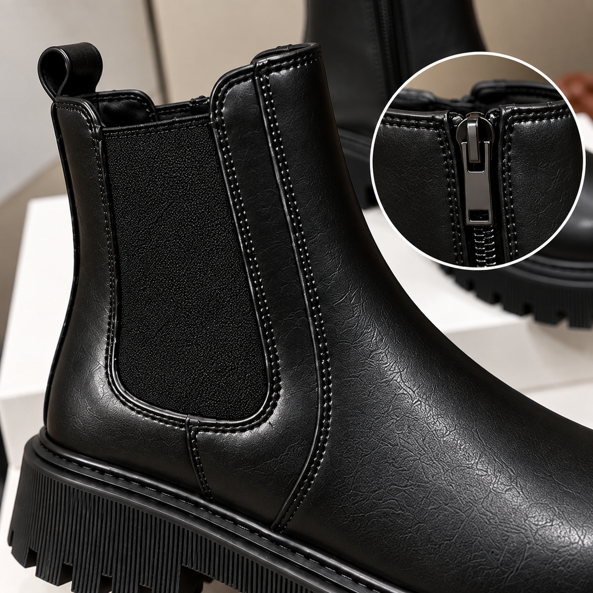 Bottines Chelsea haut de gamme pour femme – Style intemporel et confort au quotidien